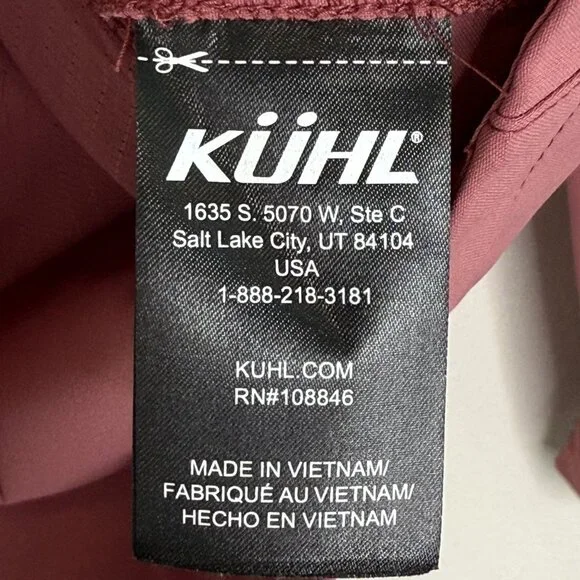 Kuhl Desert Pink Bandita Lightweight Hooded Full Zip Jacket, M - Picture 8 of 14